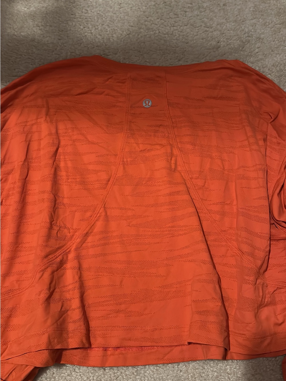lululemon athletica women Orange Active Long Sleeve Top